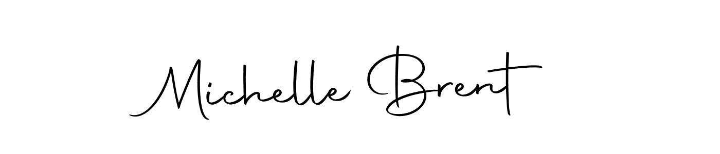 How to make Michelle Brent name signature. Use Autography-DOLnW style for creating short signs online. This is the latest handwritten sign. Michelle Brent signature style 10 images and pictures png