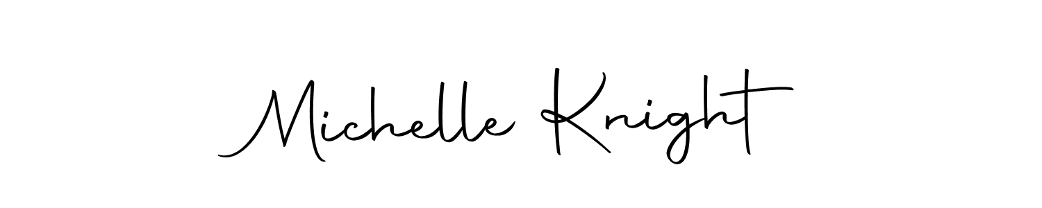 Create a beautiful signature design for name Michelle Knight. With this signature (Autography-DOLnW) fonts, you can make a handwritten signature for free. Michelle Knight signature style 10 images and pictures png