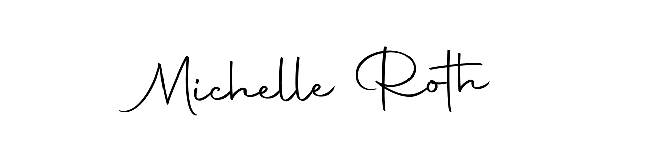 Michelle Roth stylish signature style. Best Handwritten Sign (Autography-DOLnW) for my name. Handwritten Signature Collection Ideas for my name Michelle Roth. Michelle Roth signature style 10 images and pictures png