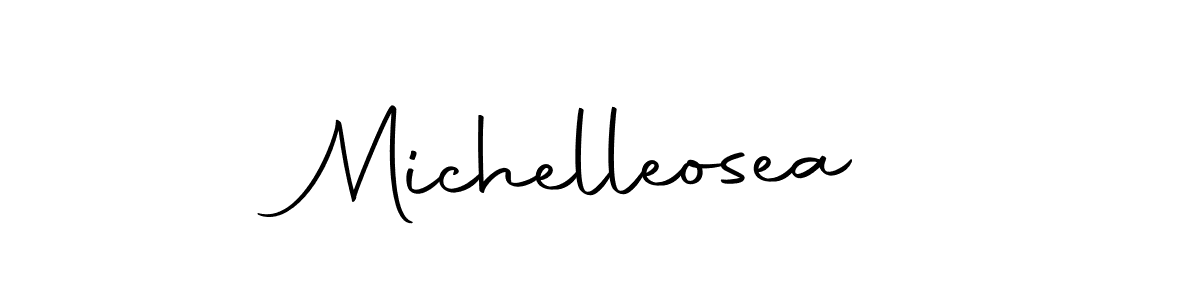 Use a signature maker to create a handwritten signature online. With this signature software, you can design (Autography-DOLnW) your own signature for name Michelleosea. Michelleosea signature style 10 images and pictures png