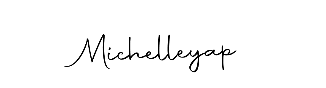 Michelleyap stylish signature style. Best Handwritten Sign (Autography-DOLnW) for my name. Handwritten Signature Collection Ideas for my name Michelleyap. Michelleyap signature style 10 images and pictures png