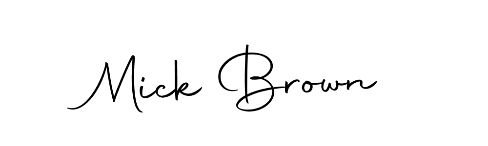 Similarly Autography-DOLnW is the best handwritten signature design. Signature creator online .You can use it as an online autograph creator for name Mick Brown. Mick Brown signature style 10 images and pictures png