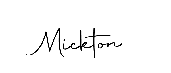 Use a signature maker to create a handwritten signature online. With this signature software, you can design (Autography-DOLnW) your own signature for name Mickton. Mickton signature style 10 images and pictures png