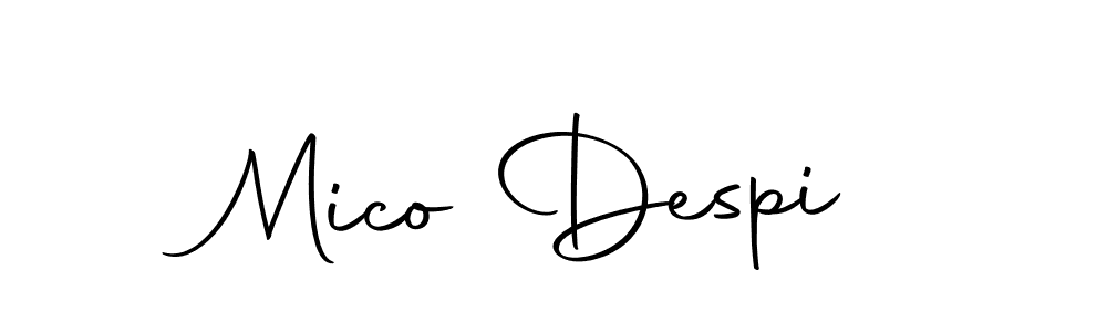 Once you've used our free online signature maker to create your best signature Autography-DOLnW style, it's time to enjoy all of the benefits that Mico Despi name signing documents. Mico Despi signature style 10 images and pictures png