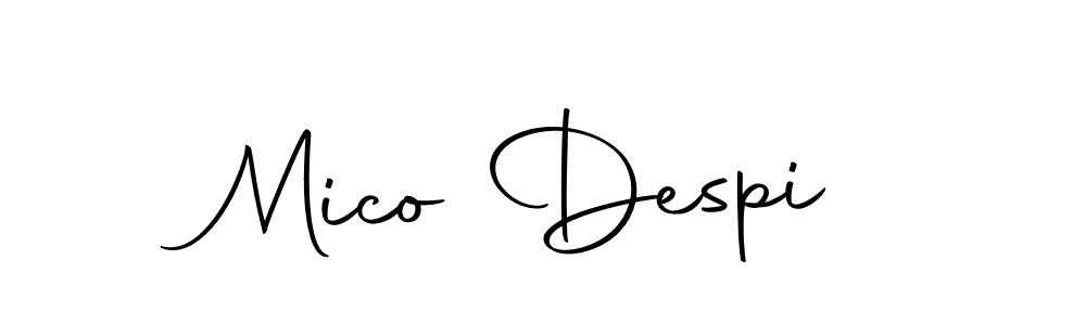 How to make Mico Despi signature? Autography-DOLnW is a professional autograph style. Create handwritten signature for Mico Despi name. Mico Despi signature style 10 images and pictures png