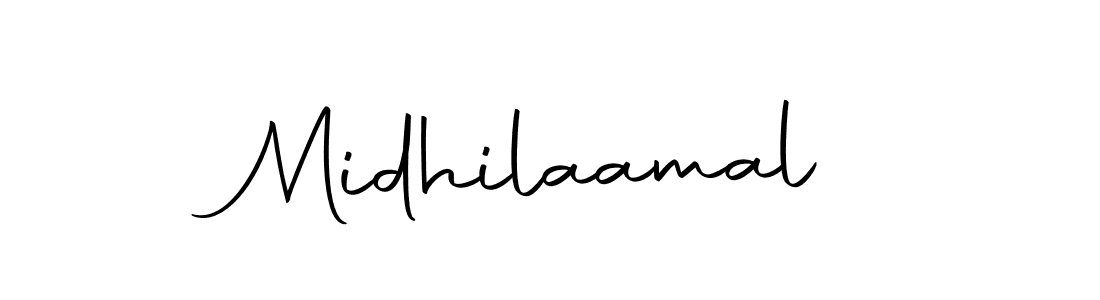 How to make Midhilaamal name signature. Use Autography-DOLnW style for creating short signs online. This is the latest handwritten sign. Midhilaamal signature style 10 images and pictures png