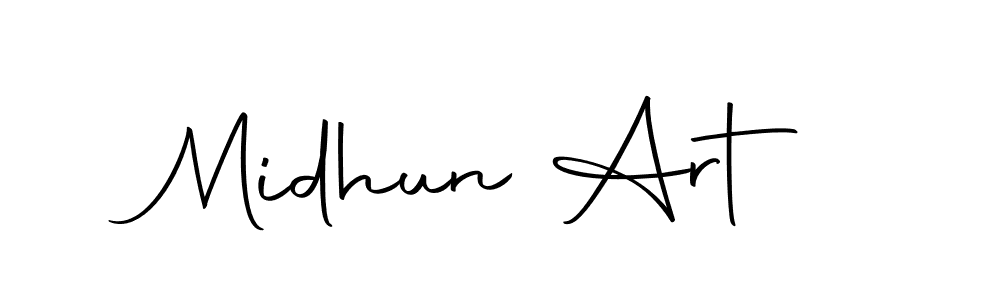 You can use this online signature creator to create a handwritten signature for the name Midhun Art. This is the best online autograph maker. Midhun Art signature style 10 images and pictures png