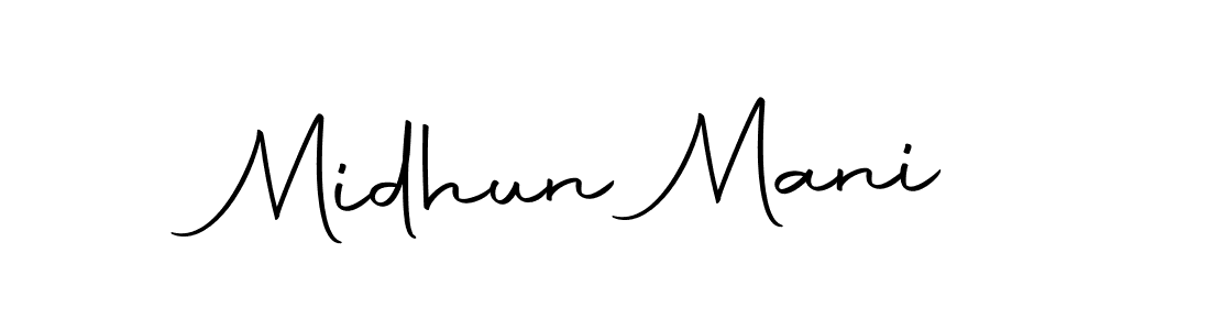 Make a beautiful signature design for name Midhun Mani. Use this online signature maker to create a handwritten signature for free. Midhun Mani signature style 10 images and pictures png
