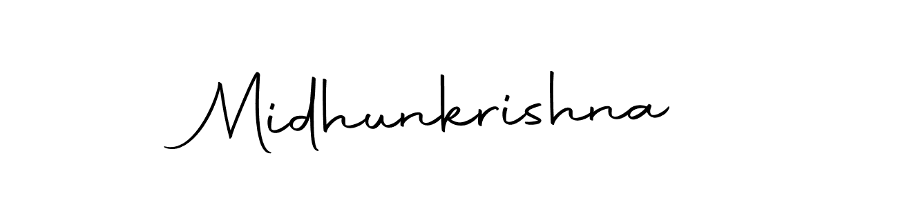 Similarly Autography-DOLnW is the best handwritten signature design. Signature creator online .You can use it as an online autograph creator for name Midhunkrishna. Midhunkrishna signature style 10 images and pictures png