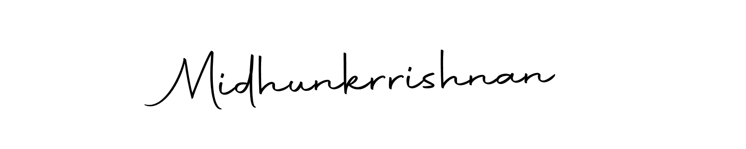 Make a beautiful signature design for name Midhunkrrishnan. Use this online signature maker to create a handwritten signature for free. Midhunkrrishnan signature style 10 images and pictures png