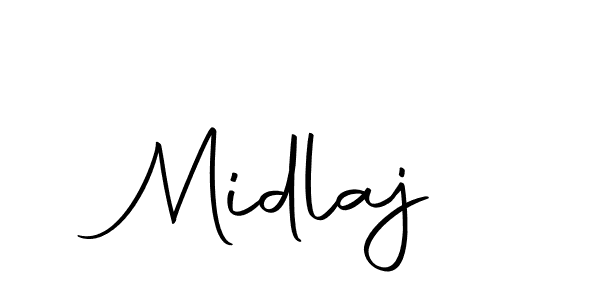 Here are the top 10 professional signature styles for the name Midlaj. These are the best autograph styles you can use for your name. Midlaj signature style 10 images and pictures png