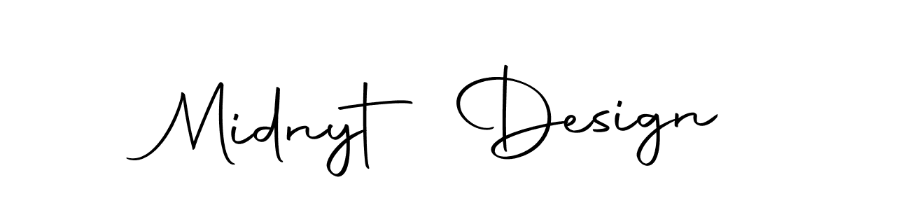 The best way (Autography-DOLnW) to make a short signature is to pick only two or three words in your name. The name Midnyt Design include a total of six letters. For converting this name. Midnyt Design signature style 10 images and pictures png