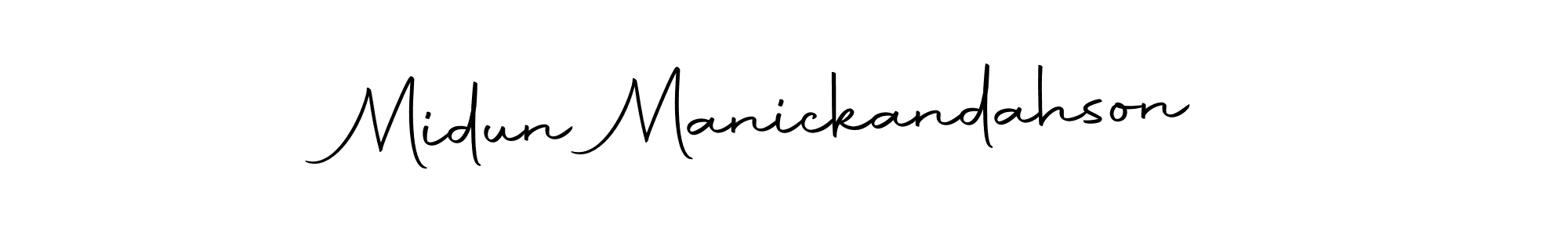 How to make Midun Manickandahson signature? Autography-DOLnW is a professional autograph style. Create handwritten signature for Midun Manickandahson name. Midun Manickandahson signature style 10 images and pictures png