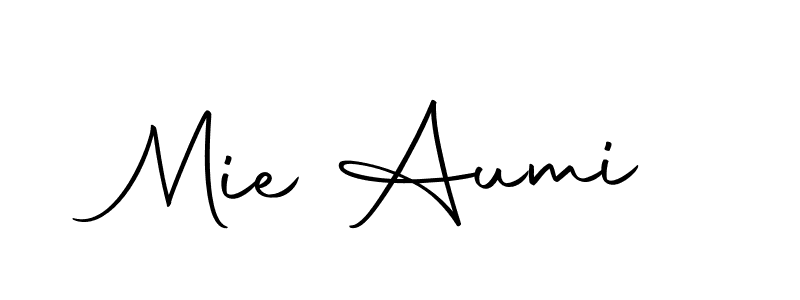 Design your own signature with our free online signature maker. With this signature software, you can create a handwritten (Autography-DOLnW) signature for name Mie Aumi. Mie Aumi signature style 10 images and pictures png