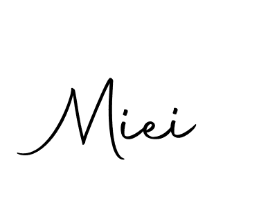 The best way (Autography-DOLnW) to make a short signature is to pick only two or three words in your name. The name Miei include a total of six letters. For converting this name. Miei signature style 10 images and pictures png