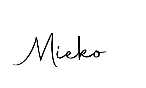 The best way (Autography-DOLnW) to make a short signature is to pick only two or three words in your name. The name Mieko include a total of six letters. For converting this name. Mieko signature style 10 images and pictures png