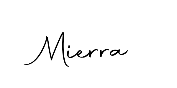 Make a beautiful signature design for name Mierra. With this signature (Autography-DOLnW) style, you can create a handwritten signature for free. Mierra signature style 10 images and pictures png