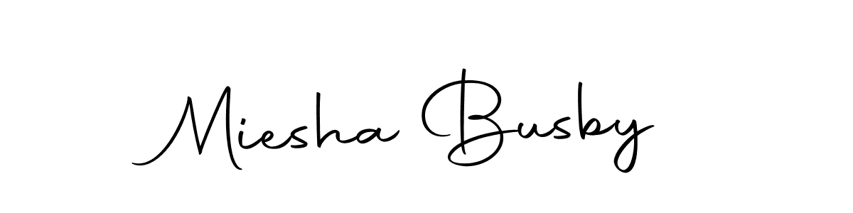 Miesha Busby stylish signature style. Best Handwritten Sign (Autography-DOLnW) for my name. Handwritten Signature Collection Ideas for my name Miesha Busby. Miesha Busby signature style 10 images and pictures png