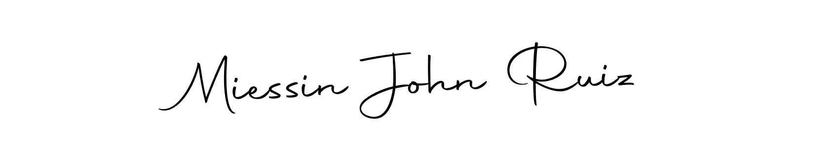 Make a short Miessin John Ruiz signature style. Manage your documents anywhere anytime using Autography-DOLnW. Create and add eSignatures, submit forms, share and send files easily. Miessin John Ruiz signature style 10 images and pictures png