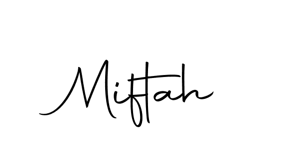 Miftah stylish signature style. Best Handwritten Sign (Autography-DOLnW) for my name. Handwritten Signature Collection Ideas for my name Miftah. Miftah signature style 10 images and pictures png