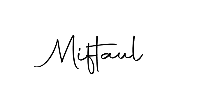 Make a beautiful signature design for name Miftaul. With this signature (Autography-DOLnW) style, you can create a handwritten signature for free. Miftaul signature style 10 images and pictures png