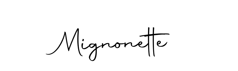 Similarly Autography-DOLnW is the best handwritten signature design. Signature creator online .You can use it as an online autograph creator for name Mignonette. Mignonette signature style 10 images and pictures png