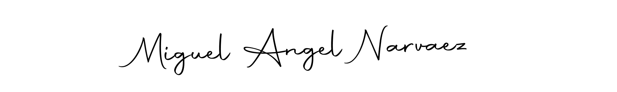 Create a beautiful signature design for name Miguel Angel Narvaez. With this signature (Autography-DOLnW) fonts, you can make a handwritten signature for free. Miguel Angel Narvaez signature style 10 images and pictures png