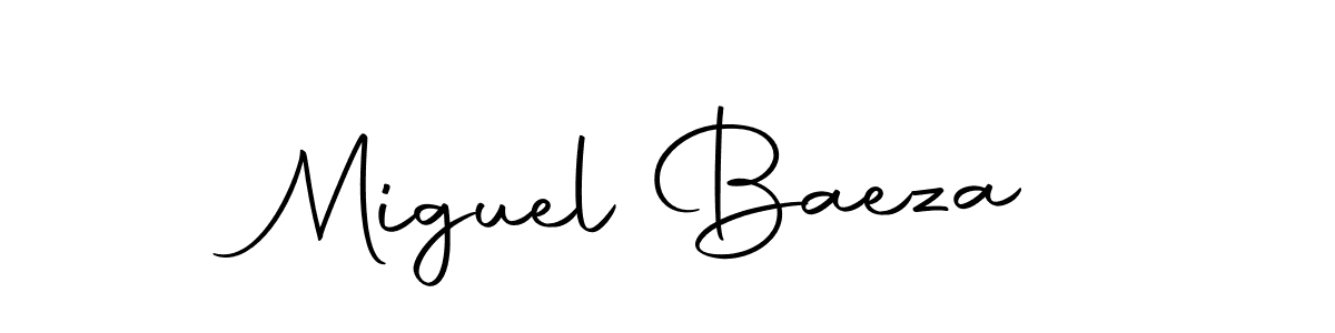 Miguel Baeza stylish signature style. Best Handwritten Sign (Autography-DOLnW) for my name. Handwritten Signature Collection Ideas for my name Miguel Baeza. Miguel Baeza signature style 10 images and pictures png