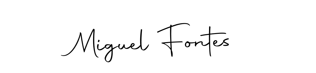 Make a beautiful signature design for name Miguel Fontes. Use this online signature maker to create a handwritten signature for free. Miguel Fontes signature style 10 images and pictures png