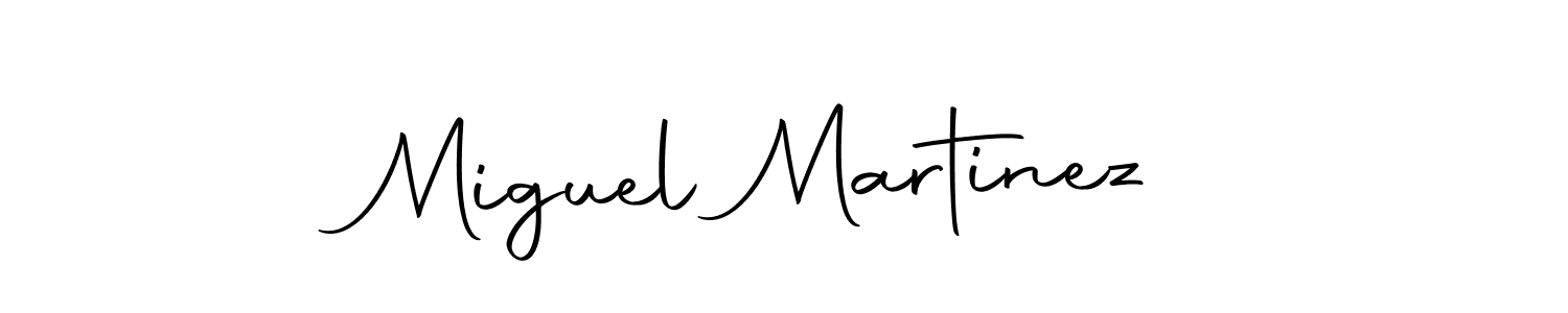 Make a beautiful signature design for name Miguel Martinez. With this signature (Autography-DOLnW) style, you can create a handwritten signature for free. Miguel Martinez signature style 10 images and pictures png