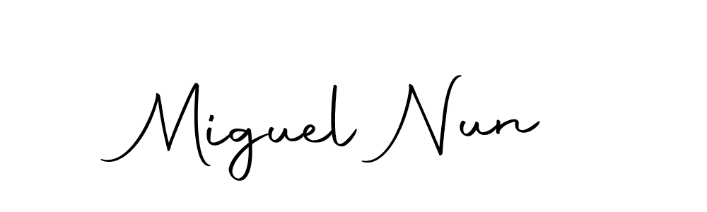 This is the best signature style for the Miguel Nun name. Also you like these signature font (Autography-DOLnW). Mix name signature. Miguel Nun signature style 10 images and pictures png