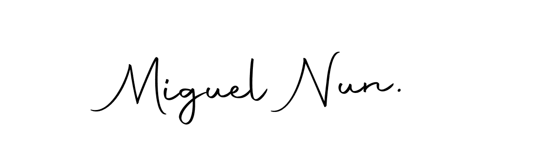 Autography-DOLnW is a professional signature style that is perfect for those who want to add a touch of class to their signature. It is also a great choice for those who want to make their signature more unique. Get Miguel Nun. name to fancy signature for free. Miguel Nun. signature style 10 images and pictures png
