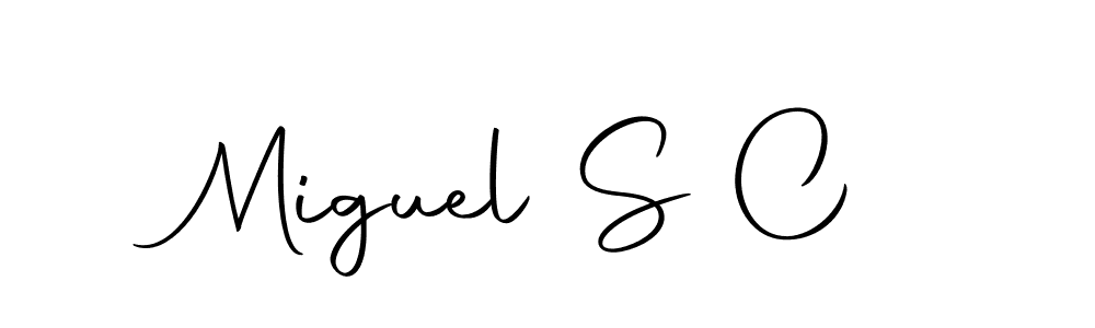 Autography-DOLnW is a professional signature style that is perfect for those who want to add a touch of class to their signature. It is also a great choice for those who want to make their signature more unique. Get Miguel S C name to fancy signature for free. Miguel S C signature style 10 images and pictures png