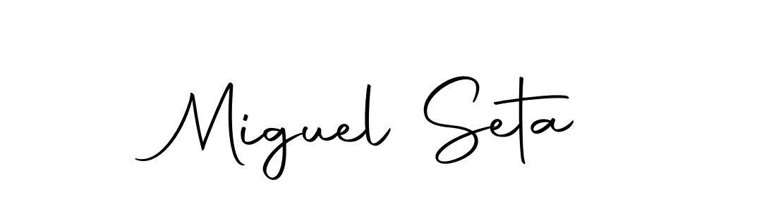 if you are searching for the best signature style for your name Miguel Seta. so please give up your signature search. here we have designed multiple signature styles  using Autography-DOLnW. Miguel Seta signature style 10 images and pictures png