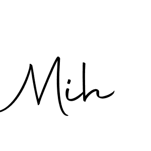 Similarly Autography-DOLnW is the best handwritten signature design. Signature creator online .You can use it as an online autograph creator for name Mih. Mih signature style 10 images and pictures png