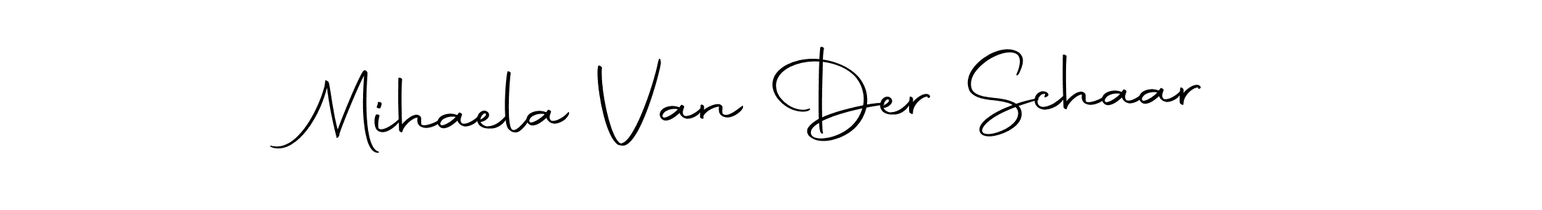 if you are searching for the best signature style for your name Mihaela Van Der Schaar. so please give up your signature search. here we have designed multiple signature styles  using Autography-DOLnW. Mihaela Van Der Schaar signature style 10 images and pictures png