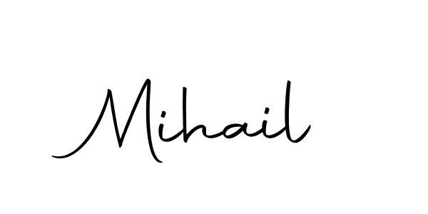 How to make Mihail signature? Autography-DOLnW is a professional autograph style. Create handwritten signature for Mihail name. Mihail signature style 10 images and pictures png