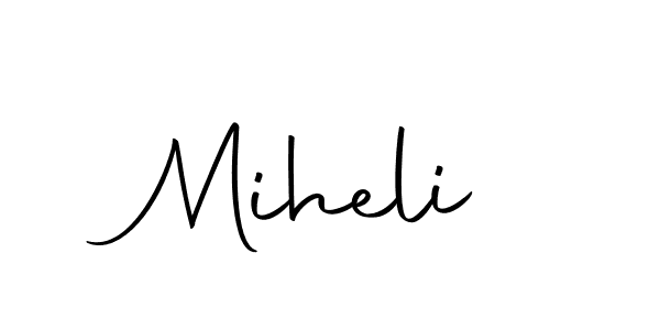 You should practise on your own different ways (Autography-DOLnW) to write your name (Miheli) in signature. don't let someone else do it for you. Miheli signature style 10 images and pictures png
