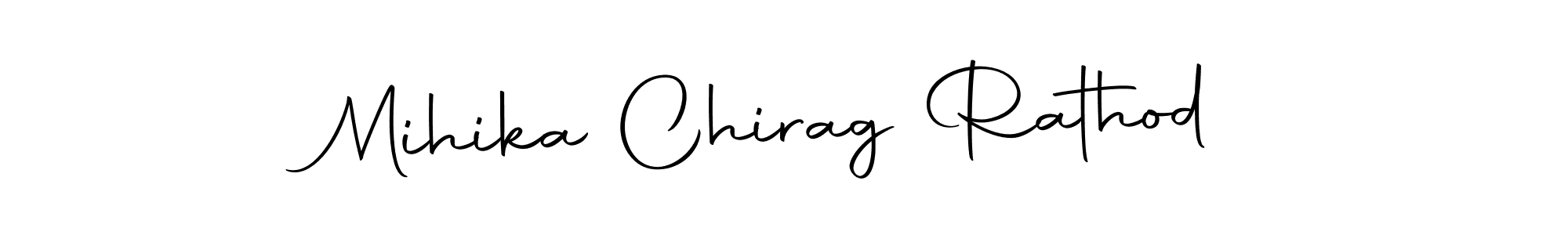 You should practise on your own different ways (Autography-DOLnW) to write your name (Mihika Chirag Rathod) in signature. don't let someone else do it for you. Mihika Chirag Rathod signature style 10 images and pictures png