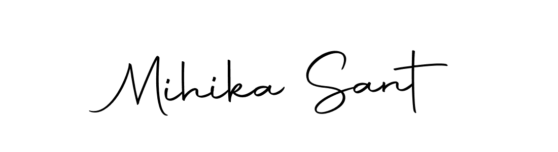 Make a beautiful signature design for name Mihika Sant. With this signature (Autography-DOLnW) style, you can create a handwritten signature for free. Mihika Sant signature style 10 images and pictures png