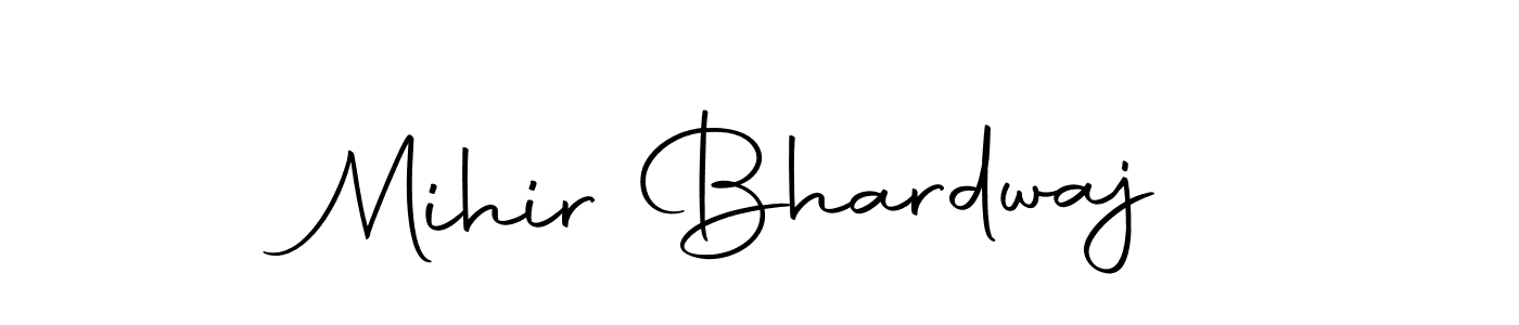 Mihir Bhardwaj stylish signature style. Best Handwritten Sign (Autography-DOLnW) for my name. Handwritten Signature Collection Ideas for my name Mihir Bhardwaj. Mihir Bhardwaj signature style 10 images and pictures png