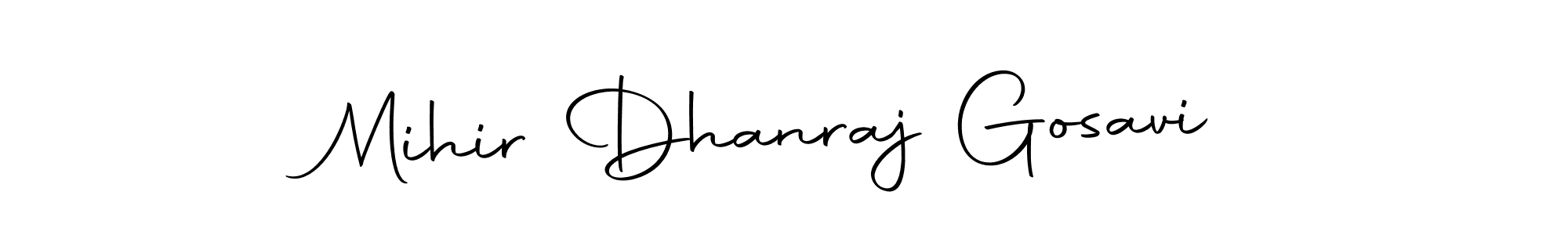 How to make Mihir Dhanraj Gosavi signature? Autography-DOLnW is a professional autograph style. Create handwritten signature for Mihir Dhanraj Gosavi name. Mihir Dhanraj Gosavi signature style 10 images and pictures png