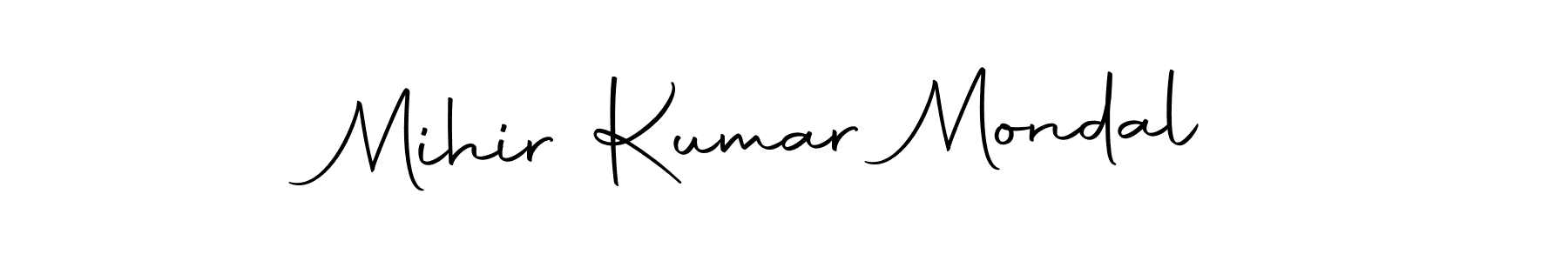 Make a beautiful signature design for name Mihir Kumar Mondal. With this signature (Autography-DOLnW) style, you can create a handwritten signature for free. Mihir Kumar Mondal signature style 10 images and pictures png