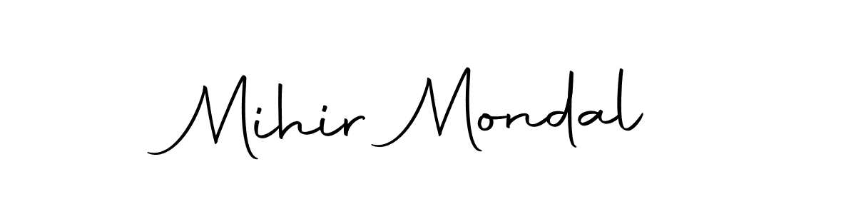 How to make Mihir Mondal signature? Autography-DOLnW is a professional autograph style. Create handwritten signature for Mihir Mondal name. Mihir Mondal signature style 10 images and pictures png