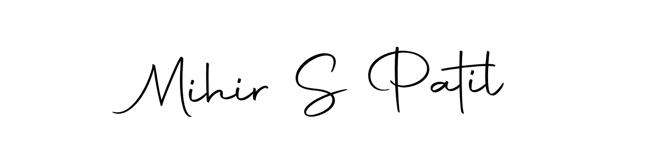 Mihir S Patil stylish signature style. Best Handwritten Sign (Autography-DOLnW) for my name. Handwritten Signature Collection Ideas for my name Mihir S Patil. Mihir S Patil signature style 10 images and pictures png