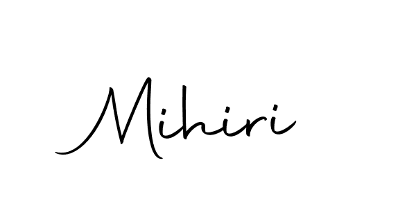 You should practise on your own different ways (Autography-DOLnW) to write your name (Mihiri) in signature. don't let someone else do it for you. Mihiri signature style 10 images and pictures png