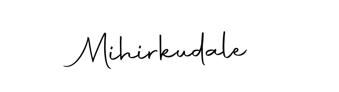 Create a beautiful signature design for name Mihirkudale. With this signature (Autography-DOLnW) fonts, you can make a handwritten signature for free. Mihirkudale signature style 10 images and pictures png
