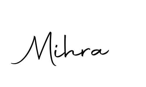 Create a beautiful signature design for name Mihra. With this signature (Autography-DOLnW) fonts, you can make a handwritten signature for free. Mihra signature style 10 images and pictures png