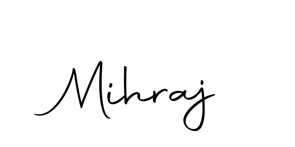 Use a signature maker to create a handwritten signature online. With this signature software, you can design (Autography-DOLnW) your own signature for name Mihraj. Mihraj signature style 10 images and pictures png
