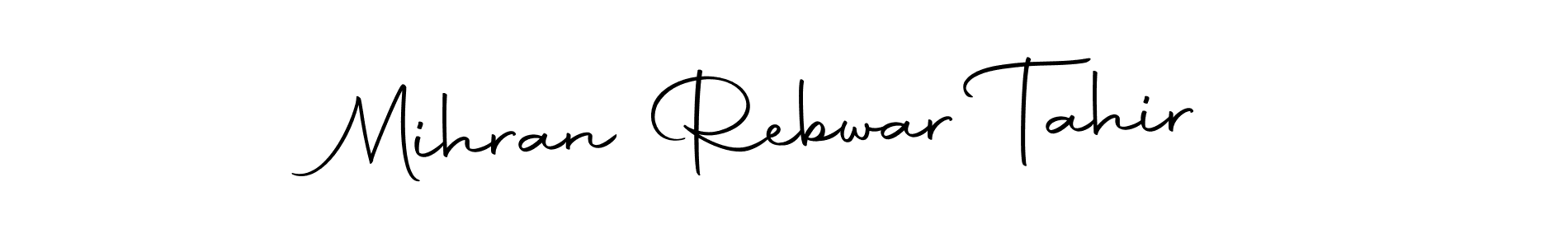 Design your own signature with our free online signature maker. With this signature software, you can create a handwritten (Autography-DOLnW) signature for name Mihran Rebwar Tahir. Mihran Rebwar Tahir signature style 10 images and pictures png